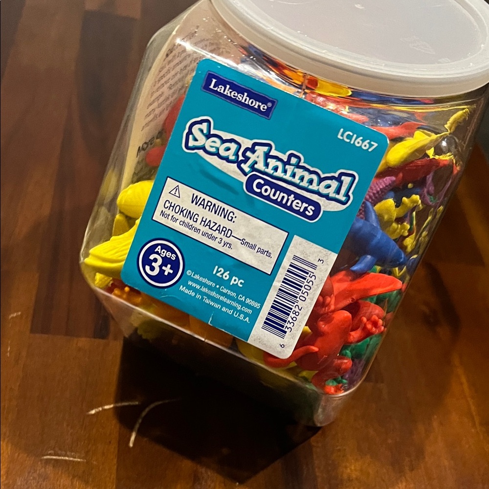 Sea Animal Counters - Multicolor